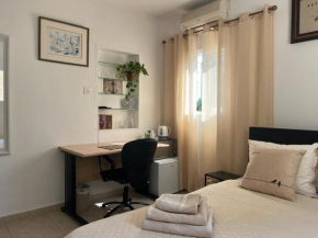 A cozy room economy class in the central thriving area next to Shiba & Bar Ilan
